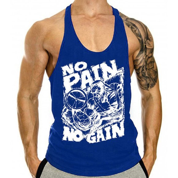 Men's Tank Top for Gym singlets fitness Workout - Picture 6 of 8
